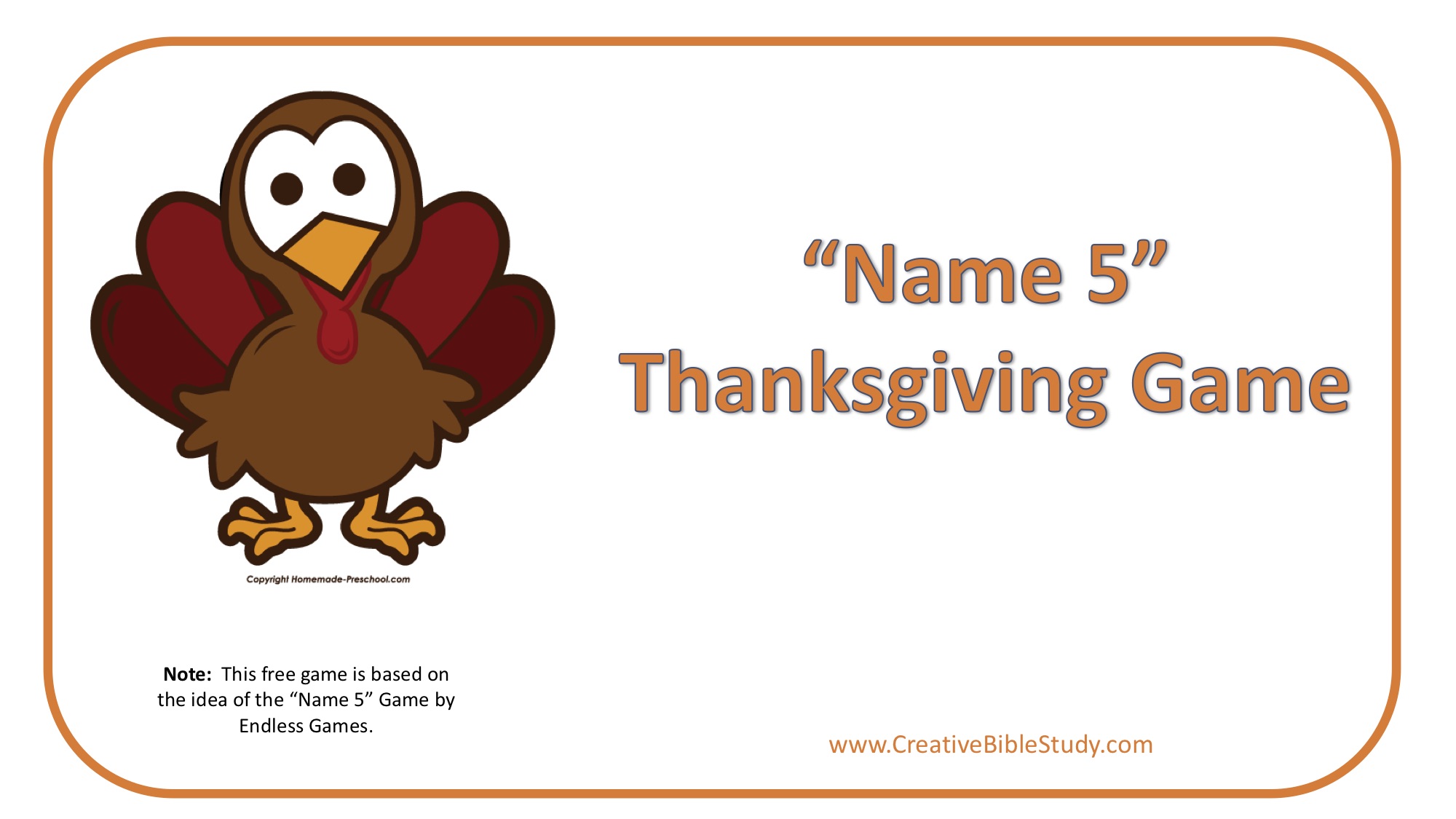 Christian Thanksgiving Ideas - Thanksgiving Bible Games For Youth
