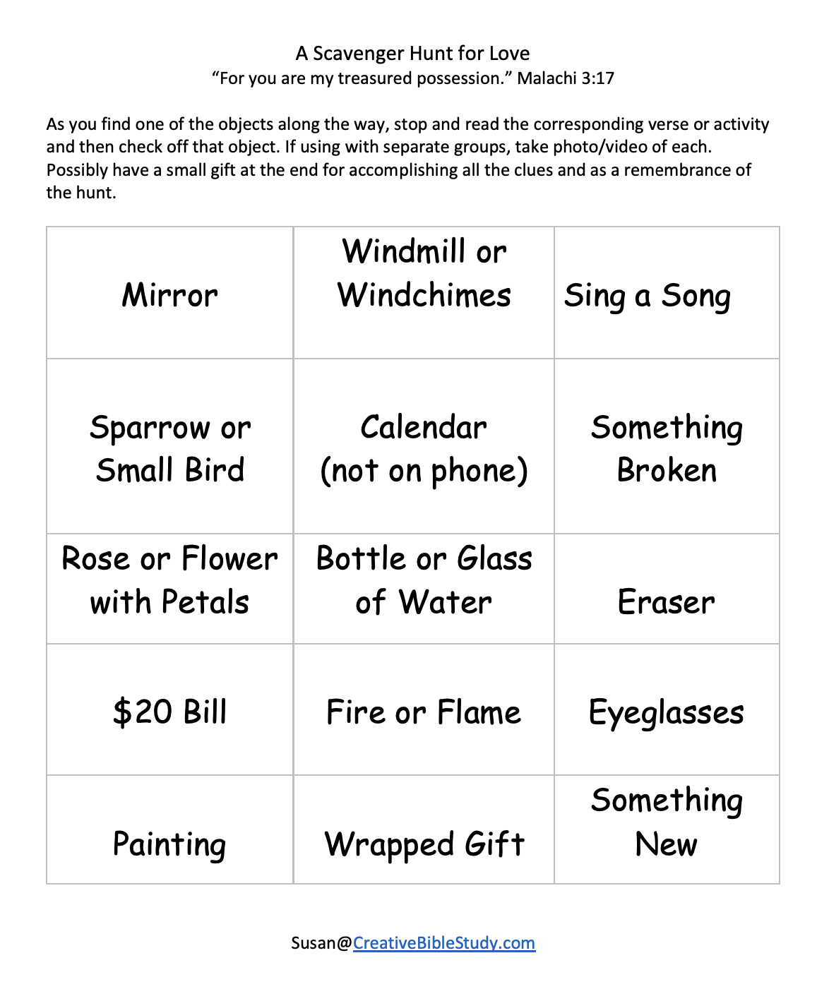 Bible Treasure Hunt & Scavenger Hunt Ideas Inside Bible Scavenger Hunt Worksheet