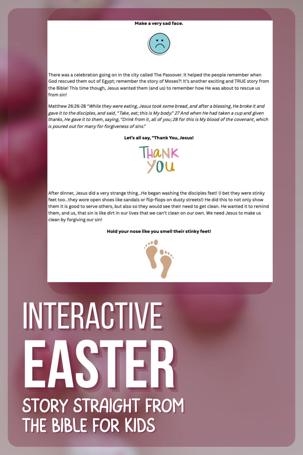Interactive Easter Story for Kids