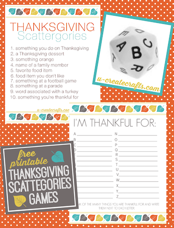 Thanksgiving Trivia Game, Think Fast Game, Thanksgiving Printable Games,  Fun Friendsgiving Game, Zoom Game, Family Game, Instant Download