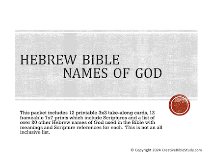 BIble names small