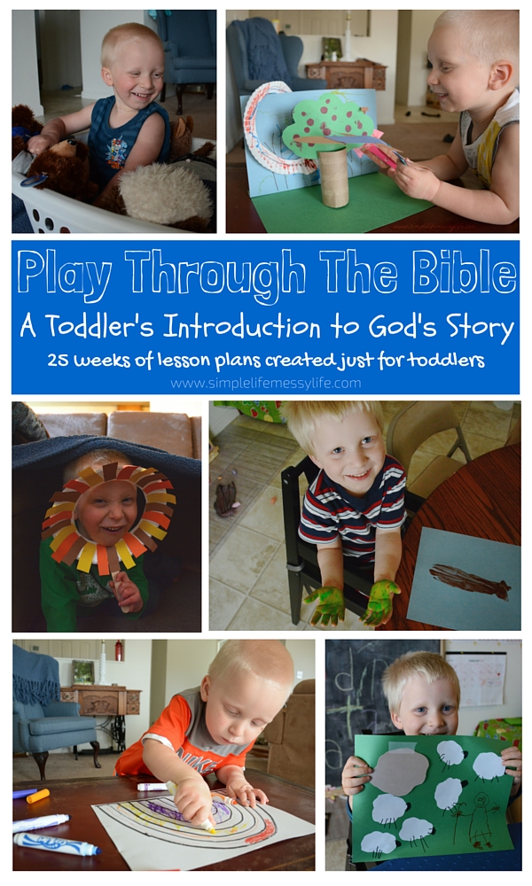 toddler and preschool Bible lessons