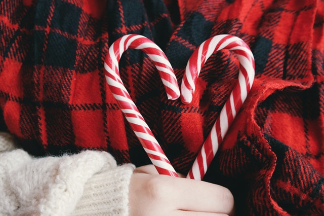 candy cane heart