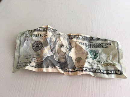 object lesson using money