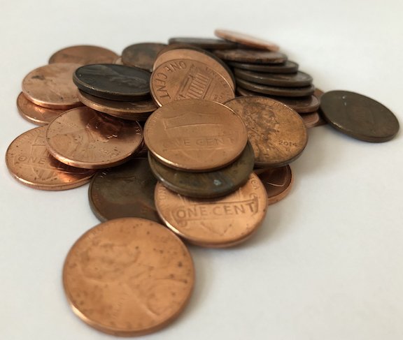 object lesson with pennies